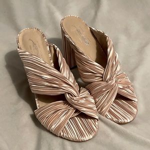 NEW Free People x Jeffery Campbell Venice Block Heel Mules